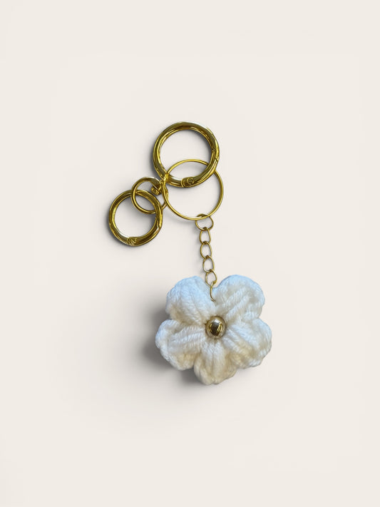 Chaveiro Porta Scrunchie Flor Yoshida