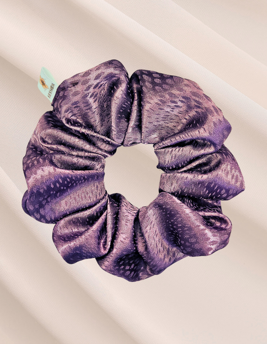 Violette - Scrunchie de Seda Roxo Lavanda