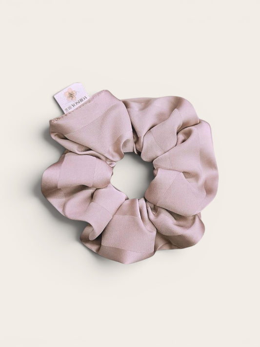 Rosé Dreamline - Scrunchie de Seda Rosé Listrado