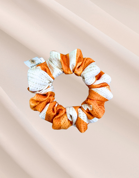 Aquarela Solar Mini - Scrunchie de Seda Estampado